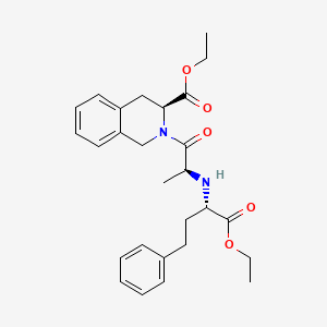 molecular formula C27H34N2O5 B586775 Quinapril Ethyl Ester CAS No. 103733-36-4