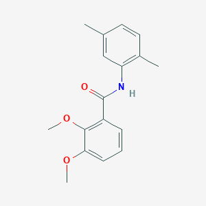 molecular formula C17H19NO3 B5867755 N-(2,5-dimethylphenyl)-2,3-dimethoxybenzamide 