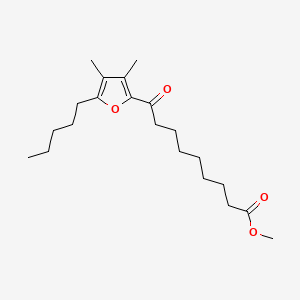 molecular formula C21H34O4 B586779 Methyl 9-(3,4-dimethyl-5-pentylfuran-2-yl)-9-oxononanoate CAS No. 99290-31-0