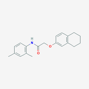 molecular formula C20H23NO2 B5867791 N-(2,4-dimethylphenyl)-2-(5,6,7,8-tetrahydro-2-naphthalenyloxy)acetamide CAS No. 591226-56-1