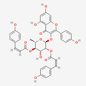 molecular formula C39H32O14 B586782 2'',4''-二-O-(Z-对香豆酰基)阿魏酸 CAS No. 205534-17-4