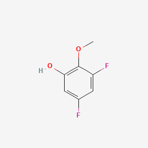 molecular formula C7H6F2O2 B586787 3,5-Difluoro-2-methoxyphenol CAS No. 152434-94-1