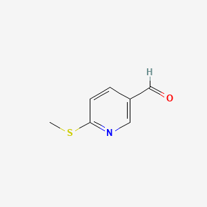 molecular formula C7H7NOS B586791 6-(Methylthio)nicotinaldehyde CAS No. 149805-95-8
