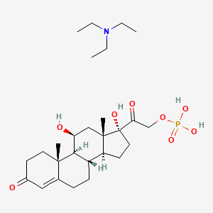 molecular formula C27H46NO8P B586801 Hydrocortisone phosphate triethylamine CAS No. 122764-80-1