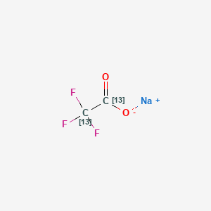 Sodium trifluoro(1,2-13C2)acetate