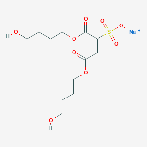 molecular formula C12H22NaO9S B586809 2-(Sodiosulfo)succinic acid bis(4-hydroxybutyl) ester CAS No. 152795-25-0