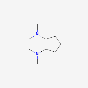 molecular formula C9H18N2 B586811 1,4-Dimethyloctahydro-1H-cyclopenta[b]pyrazine CAS No. 154393-82-5