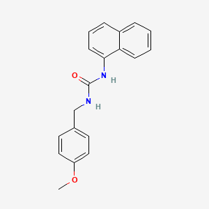 molecular formula C19H18N2O2 B5868119 N-(4-methoxybenzyl)-N'-1-naphthylurea 