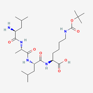 molecular formula C26H49N5O7 B586813 H-Leu-Ala-Leu-Lys(Boc)-OH CAS No. 149440-52-8