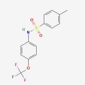 4-methyl-N-[4-(trifluoromethoxy)phenyl]benzenesulfonamide