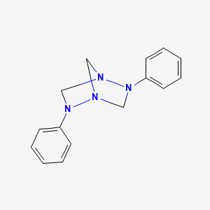 molecular formula C15H16N4 B5868142 2,5-二苯基-1,2,4,5-四氮杂双环[2.2.1]庚烷 CAS No. 19437-32-2