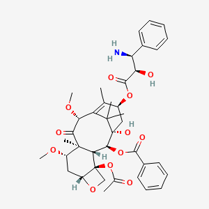 molecular formula C40H49NO12 B586816 De-boc Cabazitaxel CAS No. 1638286-64-2
