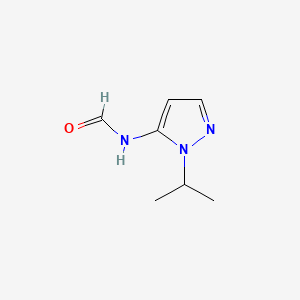 molecular formula C7H11N3O B586818 5-Formamido-1-isopropylpyrazole CAS No. 144991-33-3