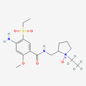 molecular formula C17H27N3O5S B586820 阿米磺必利-d5 N-氧化物 CAS No. 1794756-15-2