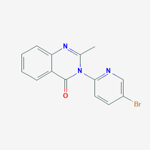 molecular formula C14H10BrN3O B5868203 3-(5-bromo-2-pyridinyl)-2-methyl-4(3H)-quinazolinone 