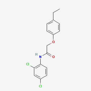 molecular formula C16H15Cl2NO2 B5868318 N-(2,4-dichlorophenyl)-2-(4-ethylphenoxy)acetamide 