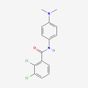 molecular formula C15H14Cl2N2O B5868339 2,3-dichloro-N-[4-(dimethylamino)phenyl]benzamide 