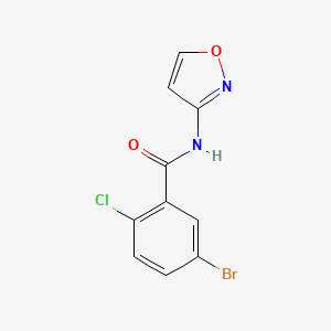 molecular formula C10H6BrClN2O2 B5868367 5-bromo-2-chloro-N-3-isoxazolylbenzamide 