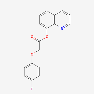 molecular formula C17H12FNO3 B5868411 8-quinolinyl (4-fluorophenoxy)acetate 