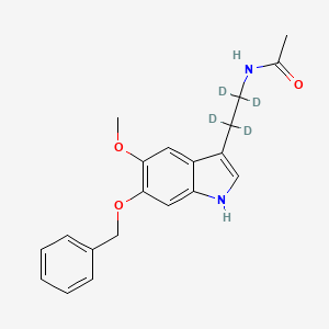 N-[2-[6-(Benzyloxy)-5-methoxyindol-3-yl]ethyl]acetamide-d4