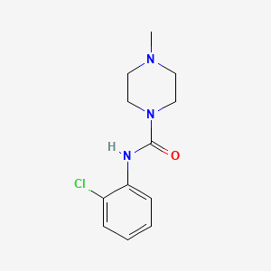 molecular formula C12H16ClN3O B5868458 N-(2-chlorophenyl)-4-methyl-1-piperazinecarboxamide 
