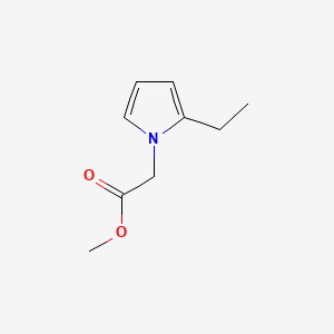molecular formula C9H13NO2 B586846 Methyl 2-(2-ethyl-1H-pyrrol-1-yl)acetate CAS No. 153396-66-8