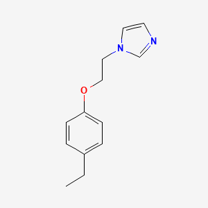molecular formula C13H16N2O B5868475 1-[2-(4-ethylphenoxy)ethyl]-1H-imidazole 