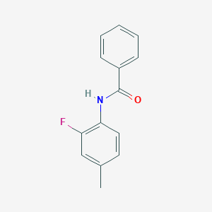 molecular formula C14H12FNO B5868482 N-(2-fluoro-4-methylphenyl)benzamide 