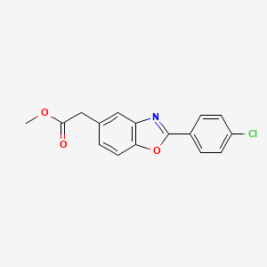 molecular formula C16H12ClNO3 B586849 alpha-Desmethyl Benoxaprofen Methyl Ester CAS No. 1391054-57-1