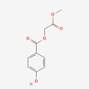 molecular formula C10H10O5 B5868557 2-methoxy-2-oxoethyl 4-hydroxybenzoate 