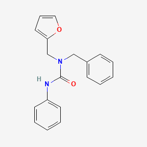 molecular formula C19H18N2O2 B5868564 N-benzyl-N-(2-furylmethyl)-N'-phenylurea 