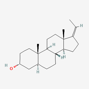 molecular formula C21H34O B586857 (3alpha,5alpha,17Z)-Pregn-17-en-3-ol CAS No. 68199-34-8