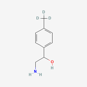 molecular formula C9H13NO B586866 2-Amino-1-(4-methylphenyl)ethanol-d3 CAS No. 1794884-99-3
