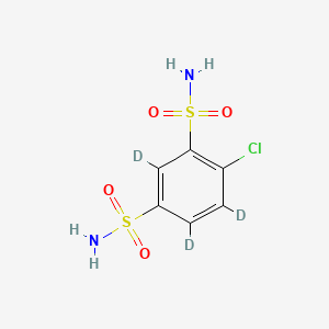 molecular formula C6H7ClN2O4S2 B586871 Clofenamide-d3 CAS No. 1794816-92-4