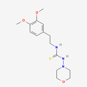 N-[2-(3,4-dimethoxyphenyl)ethyl]-N'-4-morpholinylthiourea