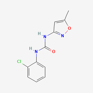 molecular formula C11H10ClN3O2 B5868790 N-(2-chlorophenyl)-N'-(5-methyl-3-isoxazolyl)urea 