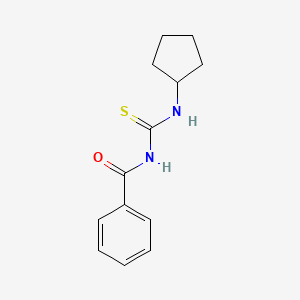 N-[(cyclopentylamino)carbonothioyl]benzamide