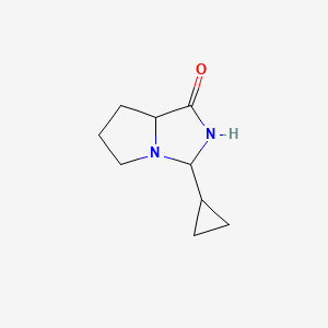 3-Cyclopropylhexahydro-1H-pyrrolo[1,2-c]imidazol-1-one