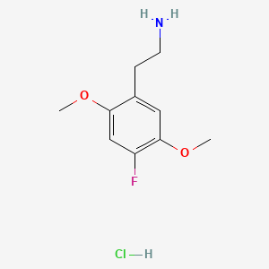 molecular formula C10H15ClFNO2 B586898 2,5-Dimethoxy-4-fluorophenethylamine hydrochloride CAS No. 1539266-59-5