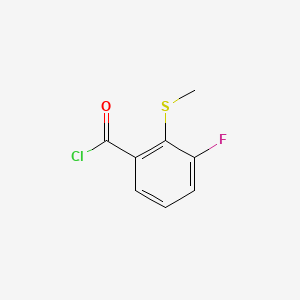 molecular formula C8H6ClFOS B586899 3-Fluoro-2-(methylsulfanyl)benzoyl chloride CAS No. 147460-54-6