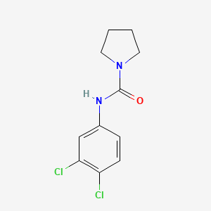 molecular formula C11H12Cl2N2O B5869001 N-(3,4-dichlorophenyl)-1-pyrrolidinecarboxamide CAS No. 35640-08-5