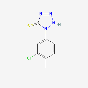 molecular formula C8H7ClN4S B5869045 1-(3-chloro-4-methylphenyl)-1H-tetrazole-5-thiol 