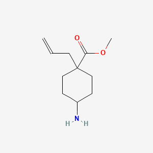 Methyl 1-allyl-4-aminocyclohexanecarboxylate