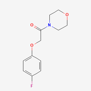 molecular formula C12H14FNO3 B5869092 4-[(4-fluorophenoxy)acetyl]morpholine 