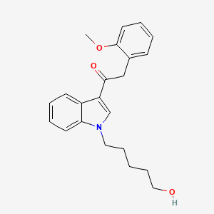 molecular formula C22H25NO3 B586910 JWH-250 5-羟基戊基 CAS No. 1427325-83-4