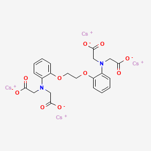 molecular formula C22H20Cs4N2O10 B586914 BAPTA-四铯盐 CAS No. 480436-84-8