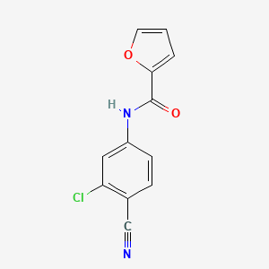 molecular formula C12H7ClN2O2 B5869156 N-(3-chloro-4-cyanophenyl)-2-furamide 