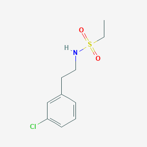 N-[2-(3-chlorophenyl)ethyl]ethanesulfonamide