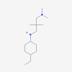 molecular formula C15H32N2 B5869181 N'-(4-ethylcyclohexyl)-N,N,2,2-tetramethyl-1,3-propanediamine 