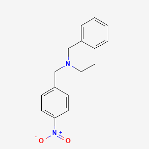 molecular formula C16H18N2O2 B5869198 N-benzyl-N-(4-nitrobenzyl)ethanamine 